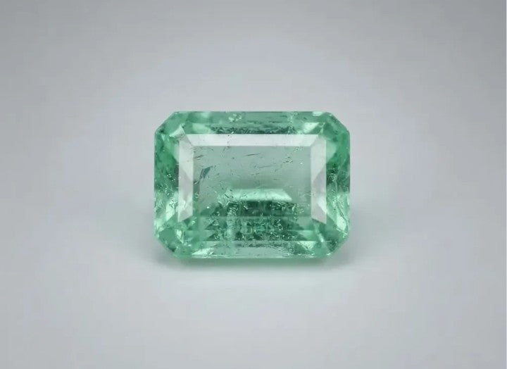 esmeralda natural talla cuadrada Square cut natural emerald
